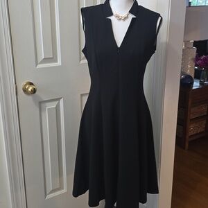 ANDREW MARC BRAND WOMEN'S BLACK SLEEVELESS SUMMER DRESS SIZE 8
